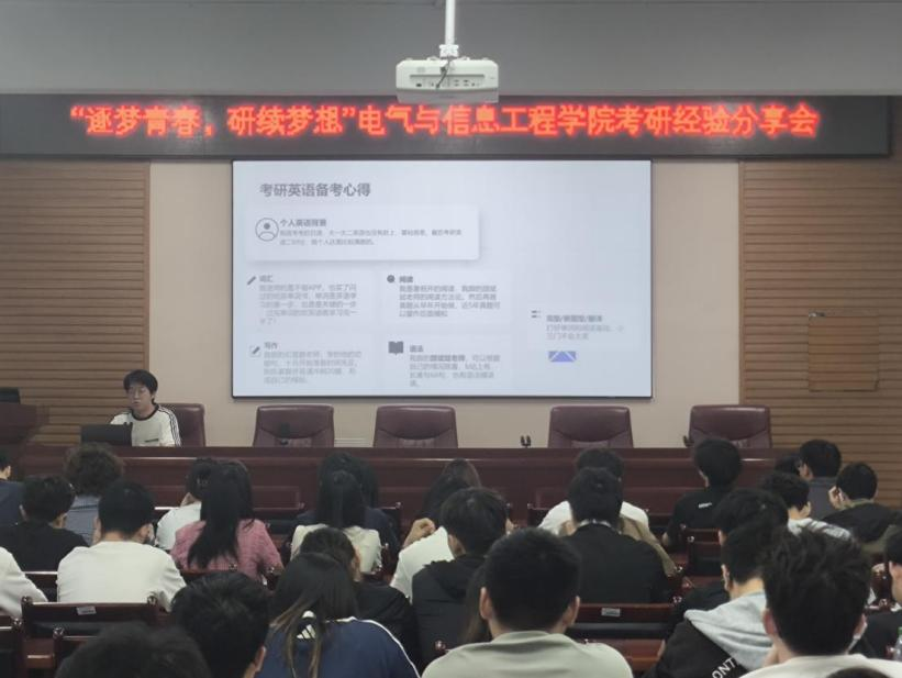 逐梦青春，研续梦想—0638太阳集团官网举办考研经验分享会